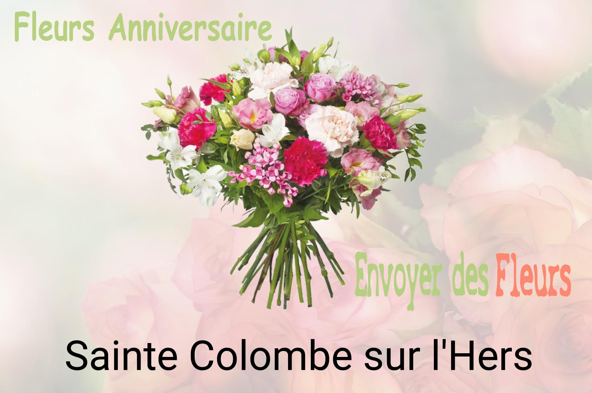 Bouquet de fleurs d’anniversaire livré à Sainte-Colombe-sur-l'Hers