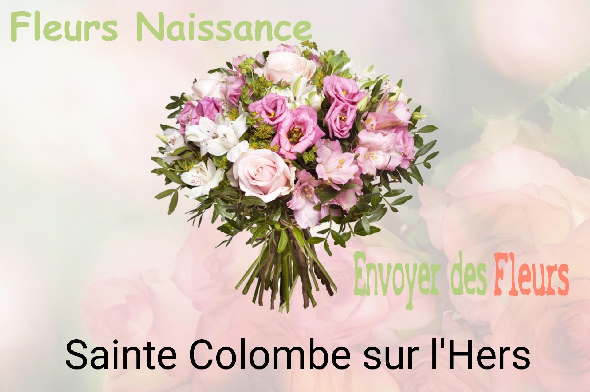 Bouquet de fleurs de naissance livré à Sainte-Colombe-sur-l'Hers
