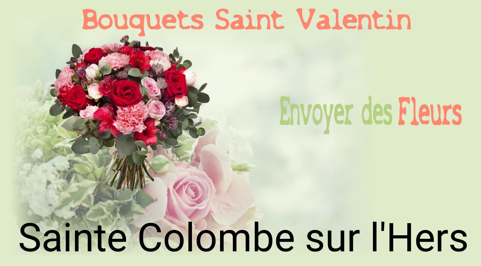 Roses de Saint-Valentin livrées à Sainte-Colombe-sur-l'Hers